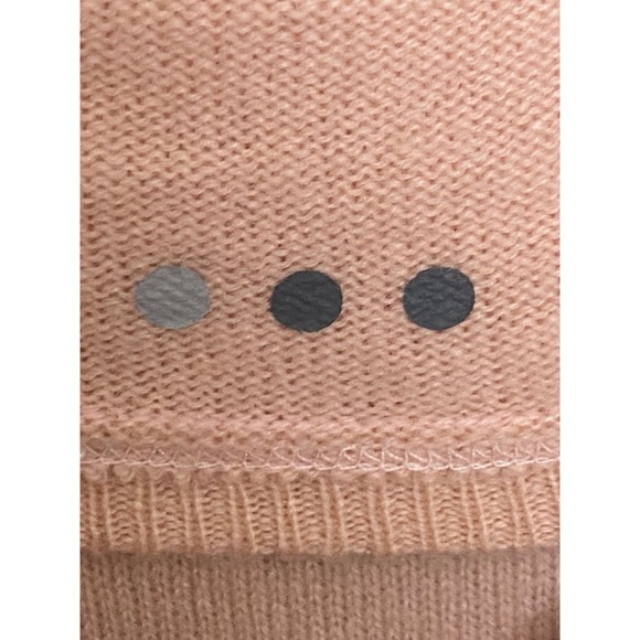 Three Dots pink 100% Cashmere crewneck Long sleeve sweater Size L - Picture 7 of 8